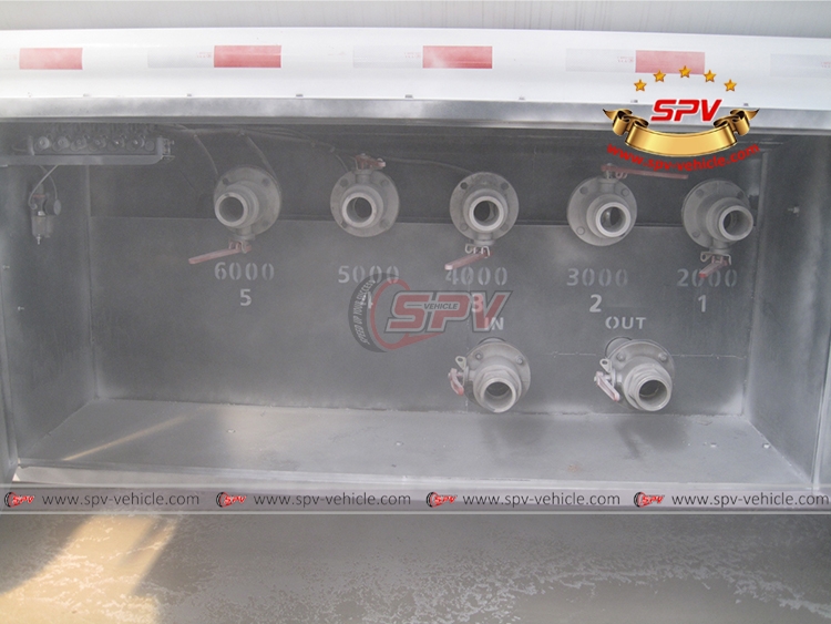 5-Compartments Oil Tank Truck - SPV-vehicle